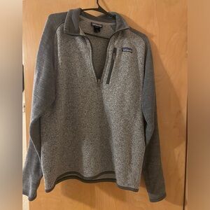 Patagonia Men's Better Sweater® 1/4-Zip Fleece, Size Medium , Stonewash
